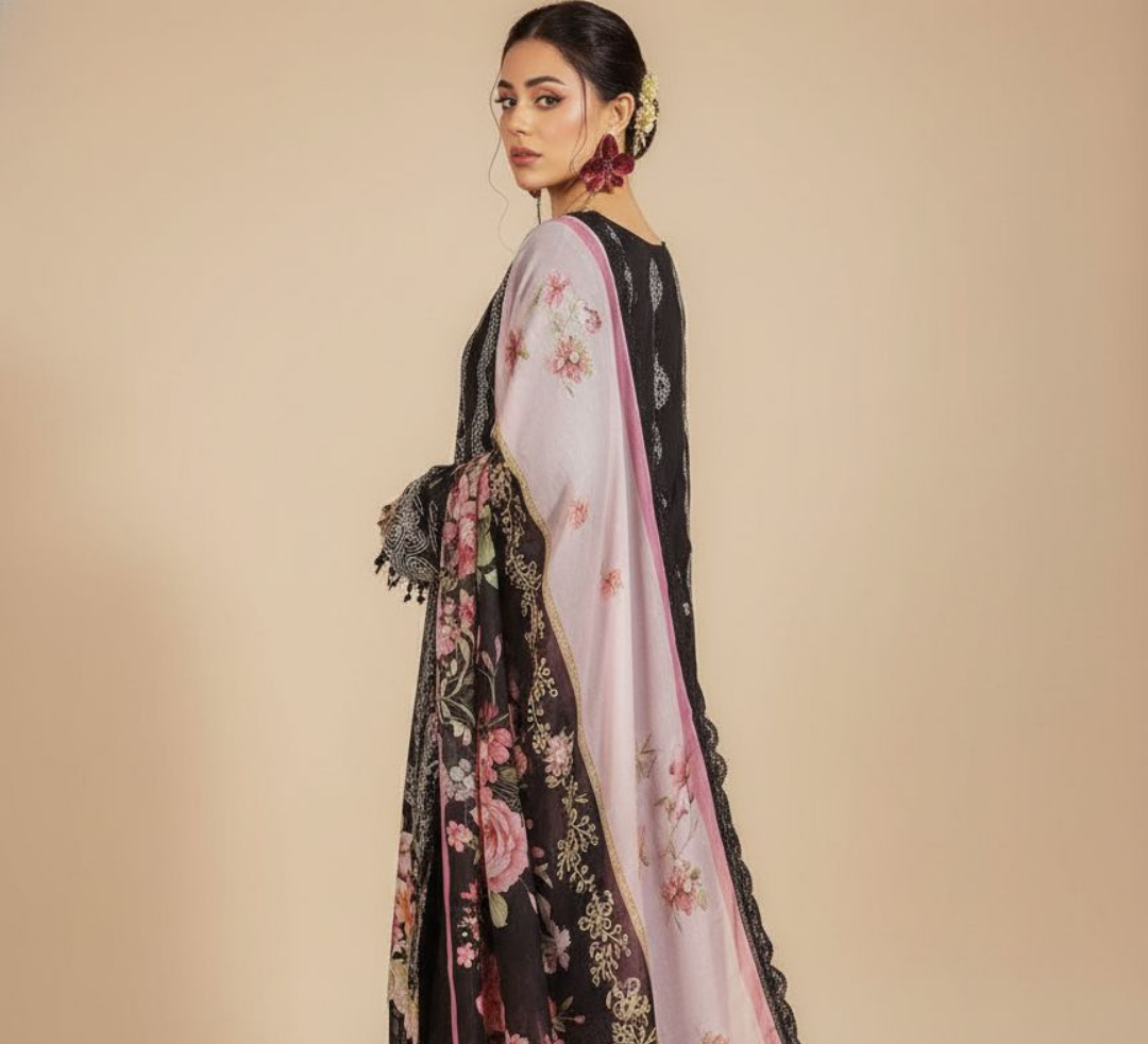 Sher-e-Gul (Unstitched) – Saira Cotton Suit | 100% Cotton